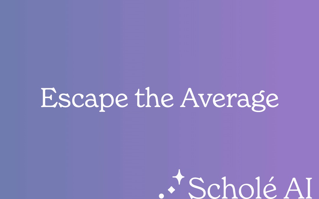 Title card for Escaping the Average